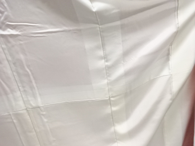  松に群鶴模様一つ紋訪問着